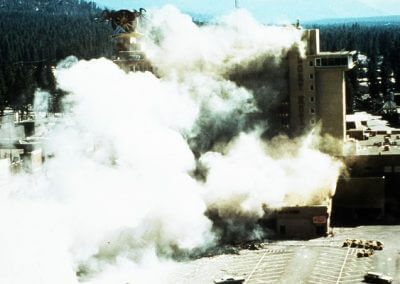 In 1980 an explosive device was set off at Harvey's Casino in South Lake Tahoe